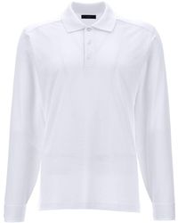 Fay - Logo-embroidered Cotton Polo Shirt - Lyst