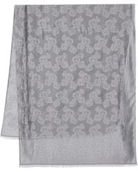 Emporio Armani - Sciarpa Con Dettaglio Lamé - Lyst