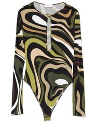 PUCCI - Body Mit Wirbel-Print - Lyst