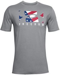 Under Armour - Graphic-Print T-Shirt - Lyst