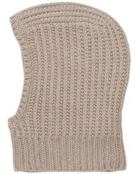 A.P.C. - Alix Ribbed-Knit Balaclava - Lyst