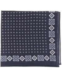 BOSS - Geometric-Print Pocket Square - Lyst