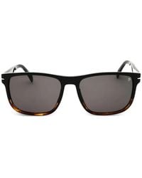 David Beckham - Rectangle-Frame Horn Sunglasses - Lyst