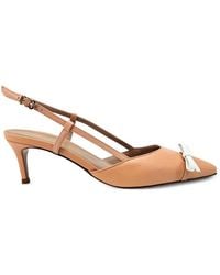 Madison Maison - Alessia Leather Slingback Pumps - Lyst