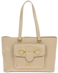 Moschino - Heart-Clasp Pocket Shoulder Bag - Lyst