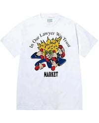 Market - Lawyer We Trust Graphic-Print T-Shirt - Lyst