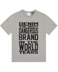 DENIM TEARS - Mission Statement T-Shirt - Lyst