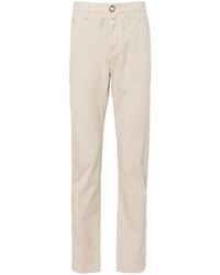 Jacob Cohen - Mid-Rise Cotton Chino Trousers - Lyst