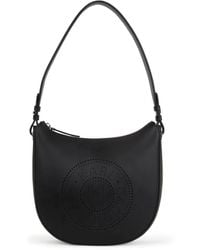 Karl Lagerfeld - K/Circle Moon Perforated-Logo Shoulder Bag - Lyst