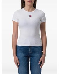 Tommy Hilfiger - Ribbed T-Shirt - Lyst