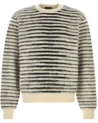 Tom Ford - Striped Crew-Neck Sweater - Lyst