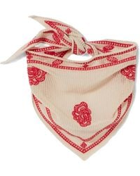 Claudie Pierlot - Sciarpa Ricamata A Fiori - Lyst