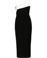 Roland Mouret - Off-shoulders Evening Dress - Lyst