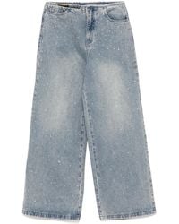 B+ AB - Crystal Embellishment Jeans - Lyst