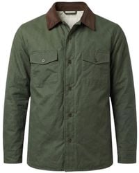 MC2 Saint Barth - Corduroy-Collar Logo-Embroidered Jacket - Lyst