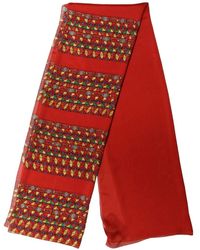 Dolce & Gabbana - Geometric-Print Silk Scarf - Lyst