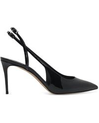 Casadei - Pointed-Toe Slingback Pumps - Lyst