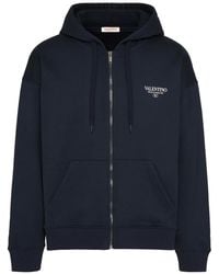 Valentino Garavani - Sudadera con capucha y logo - Lyst