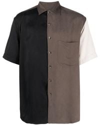 Song For The Mute - Colour-block Short-sleeve Shirt - Lyst