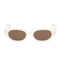 AllSaints - Lola Oval-Frame Sunglasses - Lyst