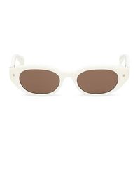AllSaints - Lola Oval-Frame Sunglasses - Lyst