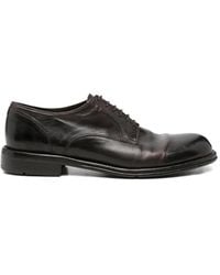 Eleventy - Lace-Up Leather Derby Shoes - Lyst