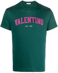 Valentino Garavani - Logo-print Cotton T-shirt - Lyst