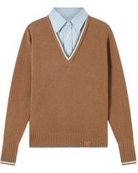 Stella McCartney - Hybrid ニットシャツセーター - Lyst