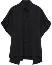 Y's Yohji Yamamoto - ストライプ ショートスリーブシャツ - Lyst