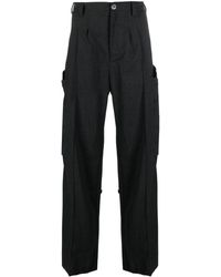 Kiko Kostadinov Klees Embroidery Trousers in Black for Men | Lyst