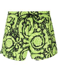 Versace - Barocco-Print Swim Shorts - Lyst