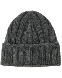 LARMERI STUDIO - Beanie Aus Geripptem Kaschmir - Lyst