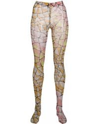 PUCCI - Tartuca-Print Tights - Lyst