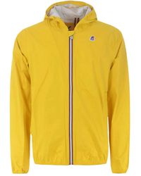 K-Way - Hooded Zip-Front Jacket - Lyst