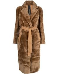 Blancha - リバーシブル ベルテッド コート - Lyst