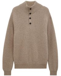 Pringle of Scotland - Turtleneck Ribbed Cashmere Sweater - Lyst