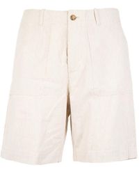 Brooksfield - Striped-Pattern Shorts - Lyst