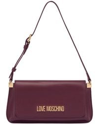 Love Moschino - Bolso de hombro con letras del logo - Lyst
