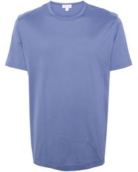 Sunspel - Round-neck Cotton T-shirt - Lyst