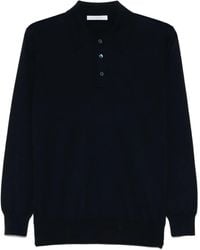 Cruciani - Fine-Ribbed Polo Shirt - Lyst