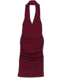 ROWEN ROSE - Abito Corto Con Scollo A V - Lyst