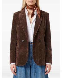 SUTTON NEW YORK - Double-Breasted Long-Sleeve Blazer - Lyst