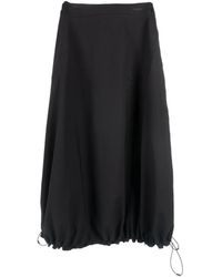 Coperni - Tailored Balloon Midi Skirt - Lyst
