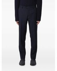 Fay - Virgin Wool Tailored Trousers - Lyst