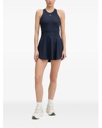 adidas - Logo-Print Racerback Tennis Mini Dress - Lyst