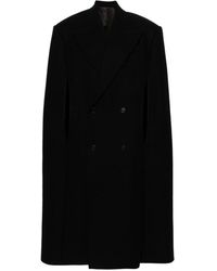 Wardrobe NYC - Double-breasted Wool Cape - Lyst