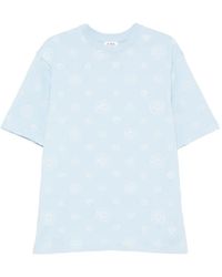 CASABLANCA - Monogram Round-Neck T-Shirt - Lyst
