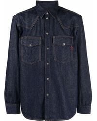 DIESEL - Long-Sleeve Denim Shirt - Lyst