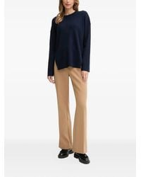 Benetton - Long-Sleeve Slit Sweater - Lyst