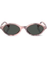 Jimmy Choo - Marais Oval-Frame Sunglasses - Lyst